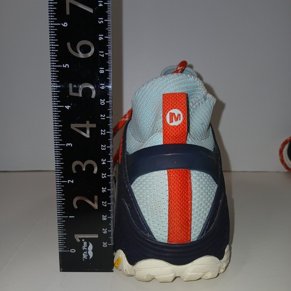 Merrell Chameleon 7 J52576 Womens Icy Blue Sz 10 Sneaker Hiking Shoe Vibram Mid - Picture 10 of 11